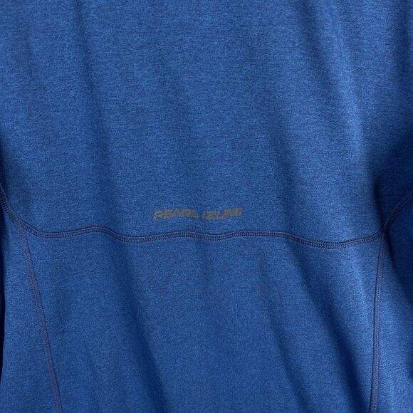 Pearl Izumi Sweater Mens Medium Blue Cycling Fleece Full Zip Reflective Bike - Picture 8 of 11